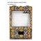 Contemporary Home Living 23.5" Gray and Yellow Magazine Holder with Message Board
